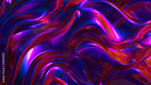 Abstract colorful background. 3d illustration, 3d rendering.