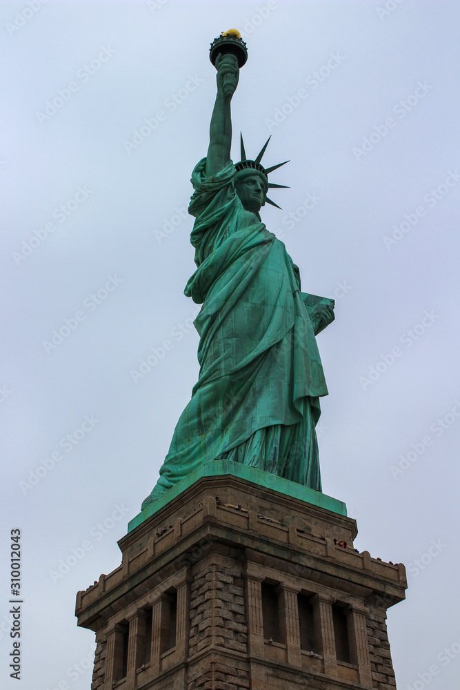Obraz premium Close up of the Statue of Liberty New York City