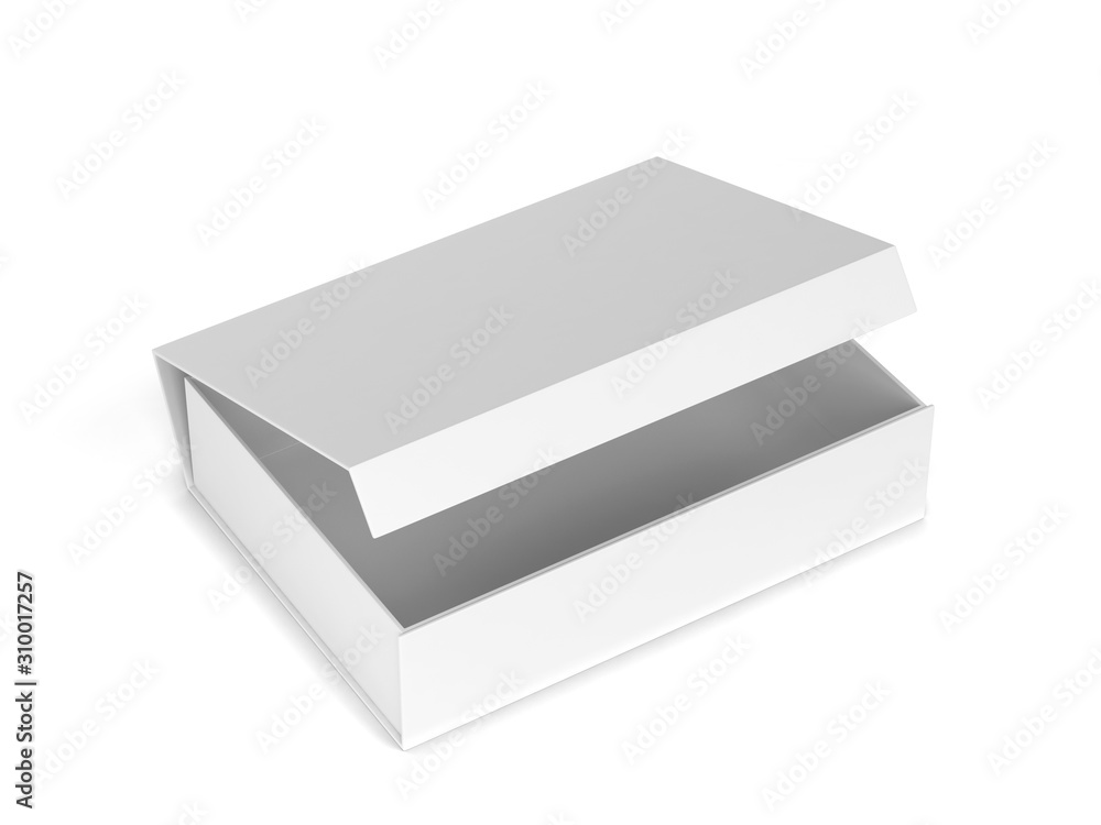 Naklejka premium Blank magnetic box package