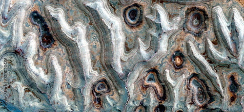 Obraz na plátne fundamentalist brain, stock photo, abstract photography of the deserts of Africa from the air