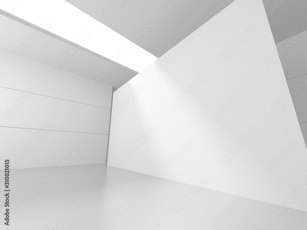 Futuristic White Architecture Design Background Futuristic White Architecture Design Background