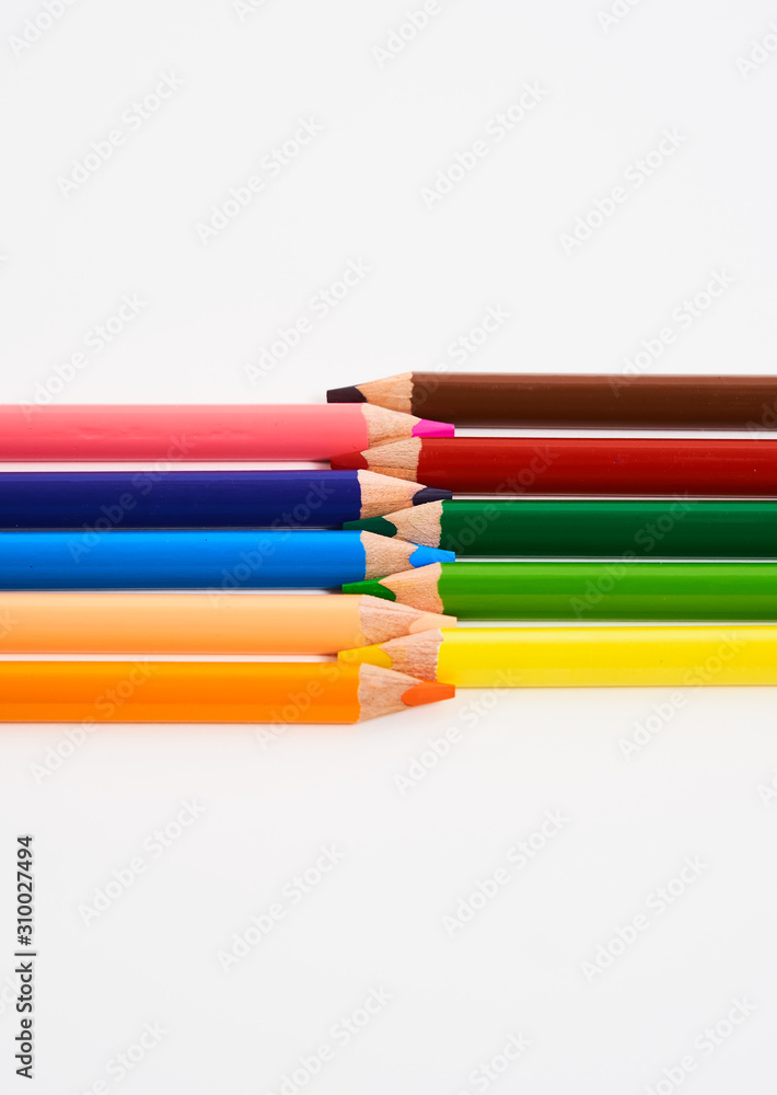 Pencils colors desing education graphic Pencils colors desing education graphic