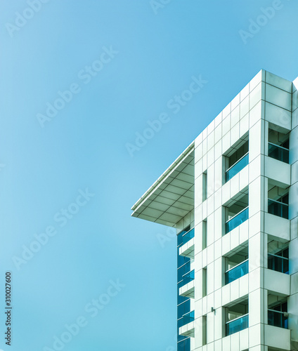 generic and minimal view of windows with of a common modern design building