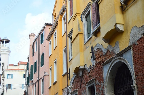 Colorful Venice buildings