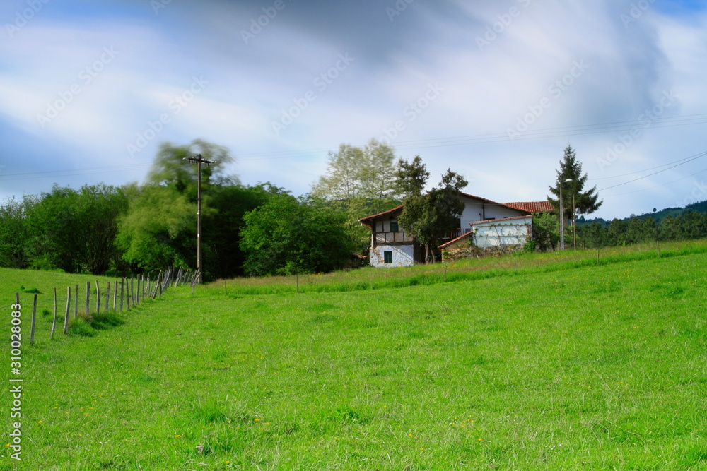 Apr. 28, 2013. Larrabetzu is a beautiful village located in the Txorierri valley, in the heart of Bizkaia (Basque Country). Apr. 28, 2013. Larrabetzu is a beautiful village located in the Txorierri valley, in the heart of Bizkaia (Basque Country).