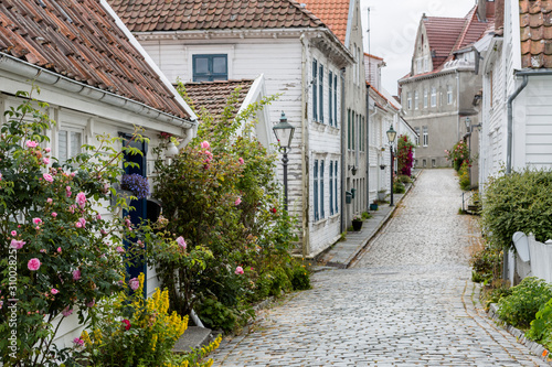 Fototapeta Naklejka Na Ścianę i Meble -  Altstadt von Stavanger, Südwestnorwegen