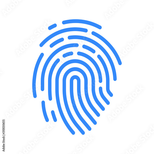 Biometric, scan, fingerprint, identity icon