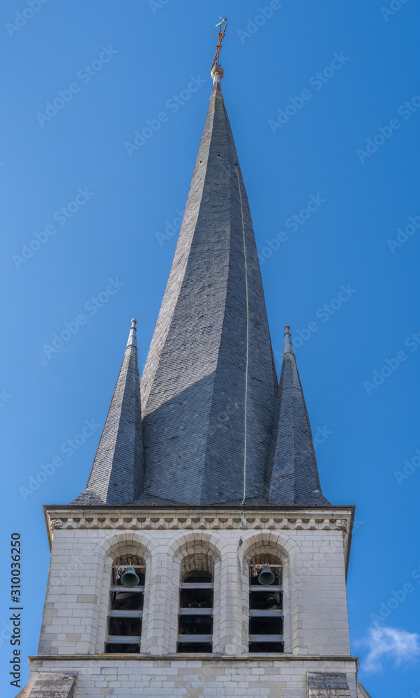 Troyes, France - 09 08 2019: Church of Saint-Rémy