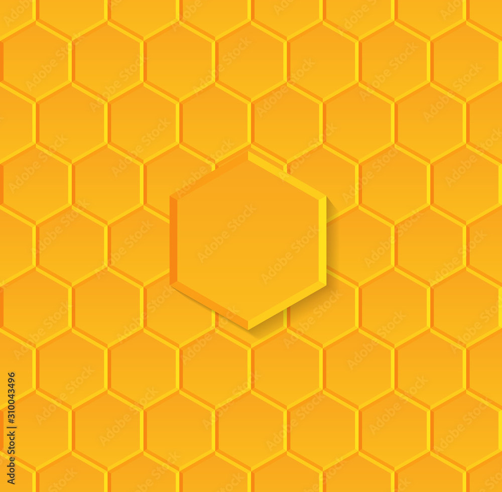 vector illustration of seamless pattern with honeycombs vector illustration of seamless pattern with honeycombs