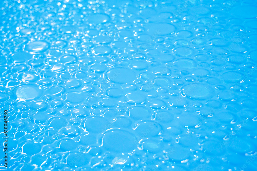 Blue wet surface Blue wet surface