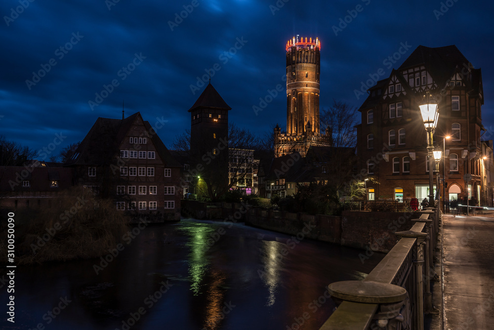 Naklejka premium Historic city of Lueneburg.