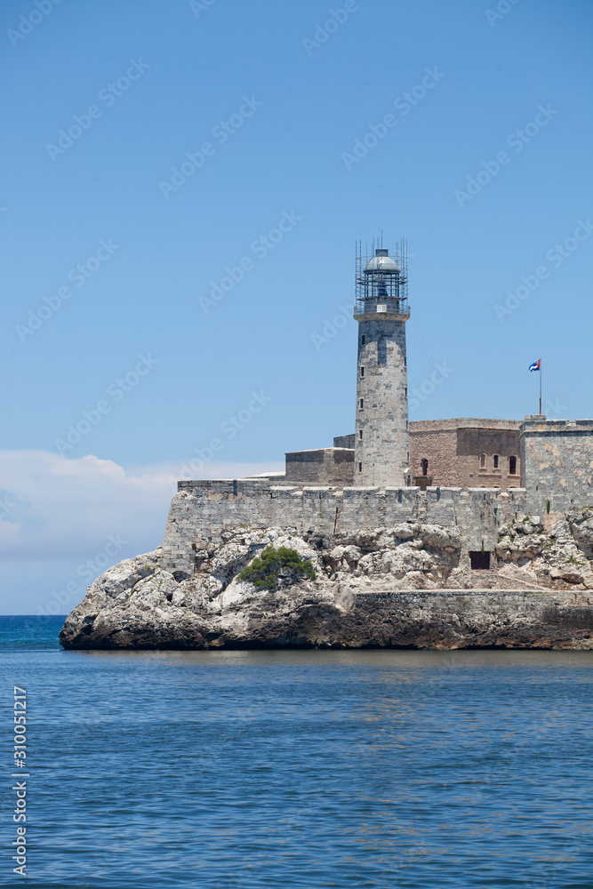 Morro castle in Havana, Cuba