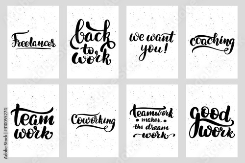Work freelance hand drawn inspiration postcard typography