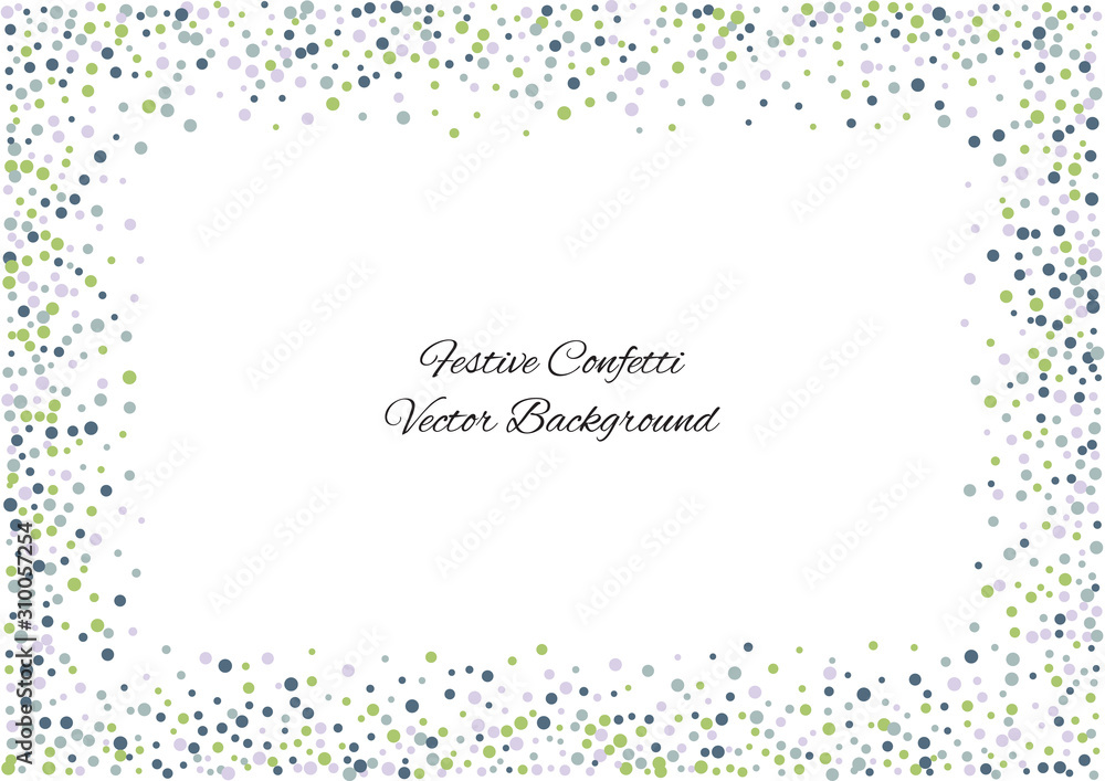 Festive color round confetti background. Abstract frame confetti texture for holiday, postcard, poster, website, carnivals, birthday and children's parties. Cover confetti mock-up. Wedding card layout Festive color round confetti background. Abstract frame confetti texture for holiday, postcard, poster, website, carnivals, birthday and children's parties. Cover confetti mock-up. Wedding card layout