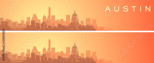 Austin Beautiful Skyline Scenery Banner