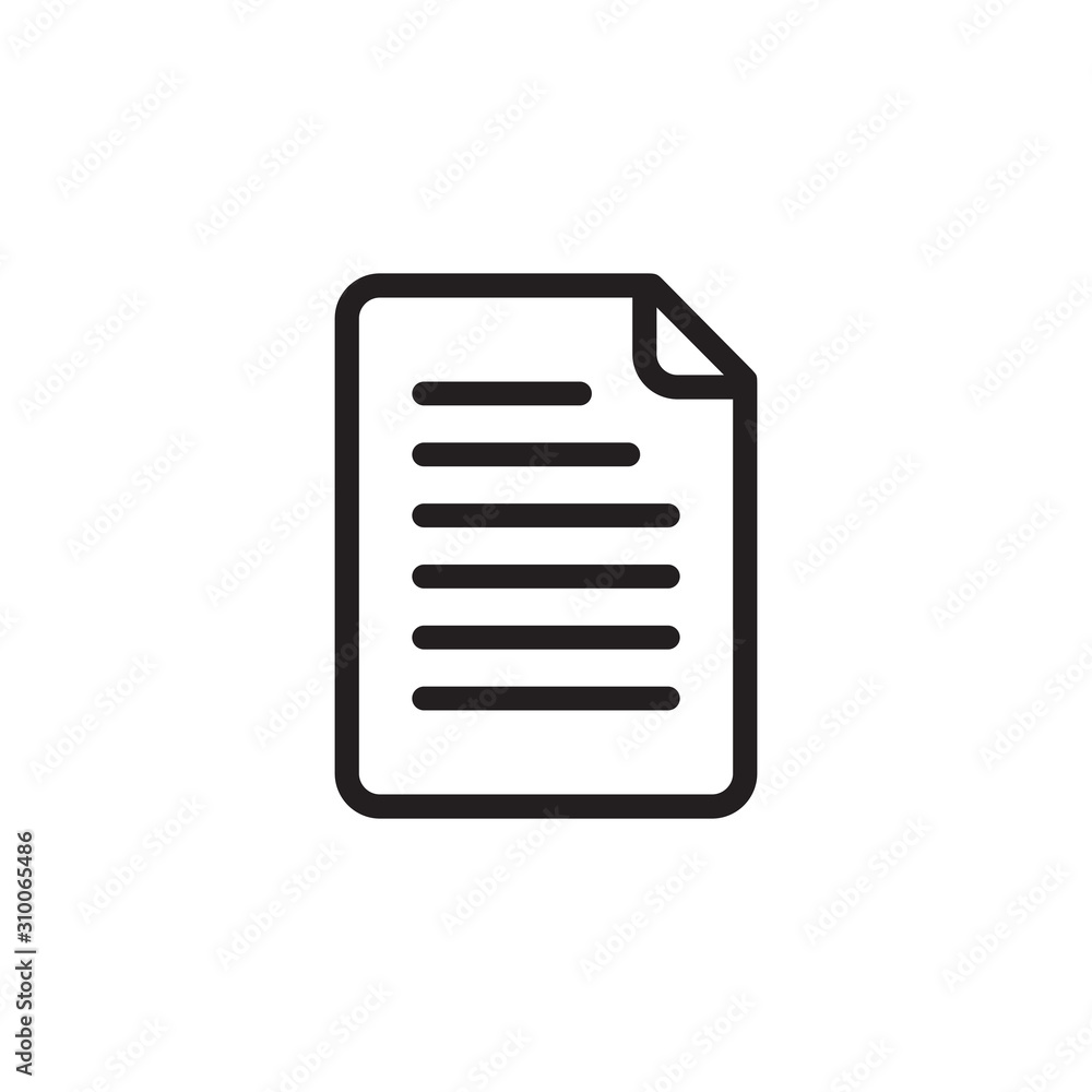 Document Icon, File icon, Paper Icon Document Icon, File icon, Paper Icon