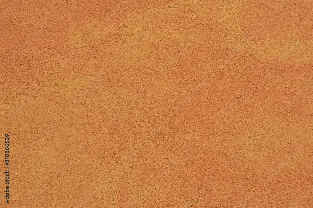 Old wall texture. Orange background. Frame for the inscription.