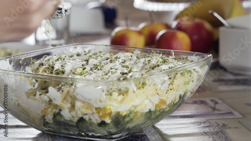 vegetable salad in a bowl