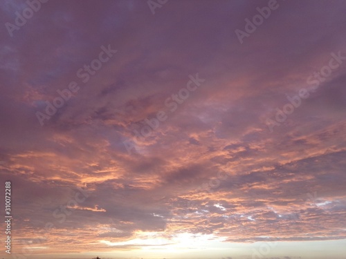 Clouds at dusk