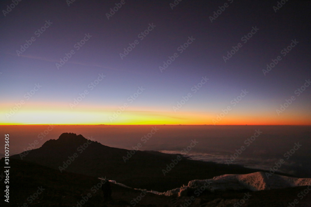 Sunrise at the top of Africa