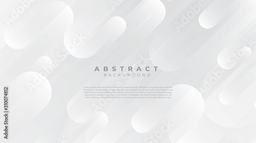 White circle abstract background for presentation and banner