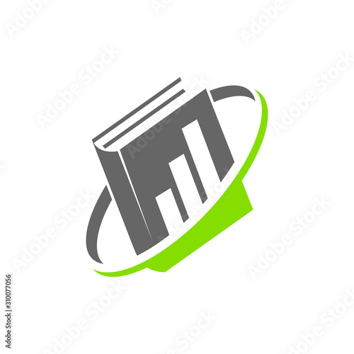 Bookkeeping Accounting Document logo design template Isolated