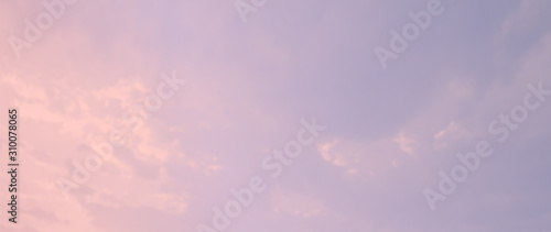 Vivid Colored Aesthetic Sky Background. Realistic Vector Pink Clouds