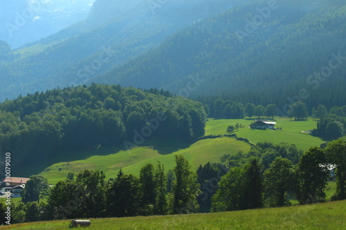 landscape in the mountains in bavaria
