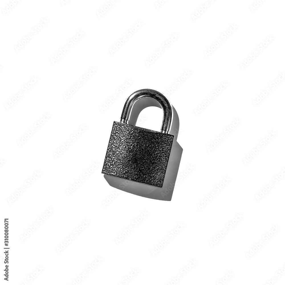 padlock on white background isolate padlock on white background isolate