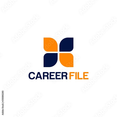 Career File Logo simple and modern templates