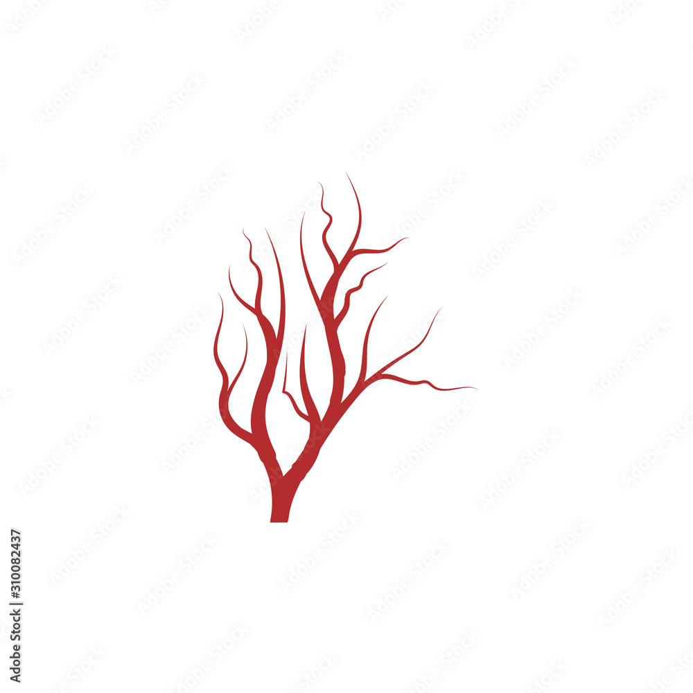 Veins Logo Template vector symbol