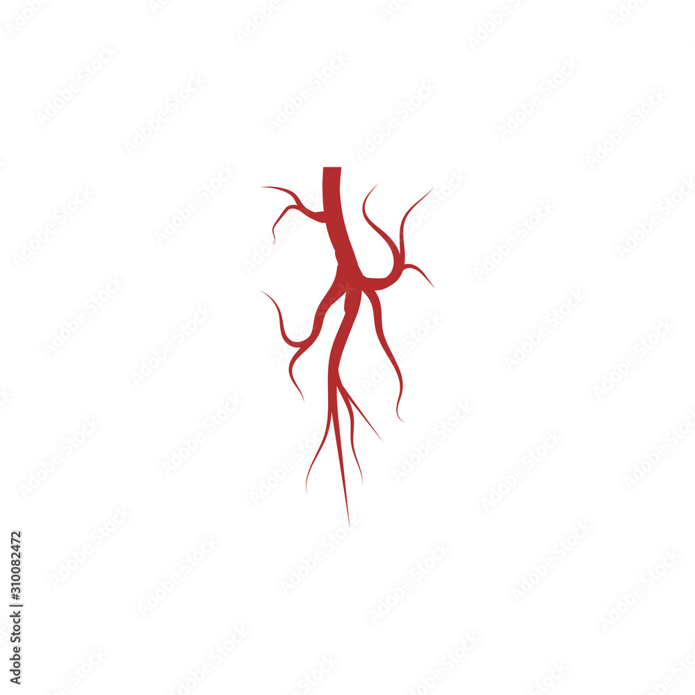 Veins Logo Template vector symbol