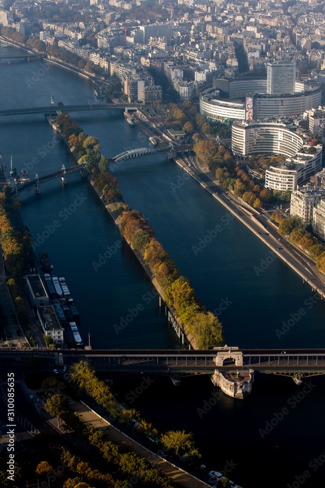 Naklejka premium paris depuis la tour eiffel