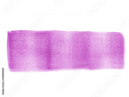 Purple abstract watercolor background. Purple watercolor scribble texture. Abstract watercolor on white background. It is a hand drawn.