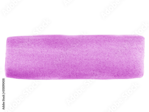 Purple abstract watercolor background. Purple watercolor scribble texture. Abstract watercolor on white background. It is a hand drawn.