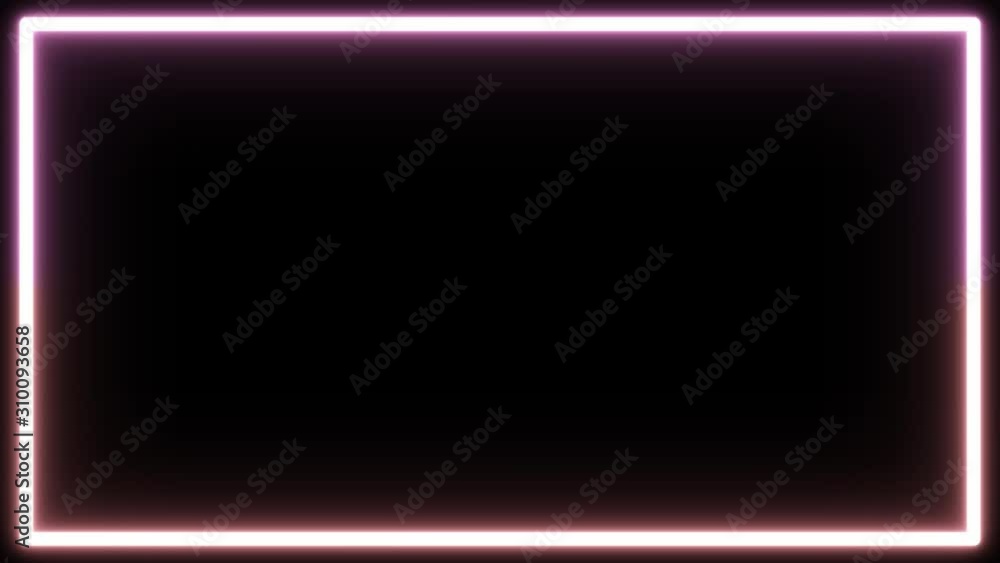 seamless looped animation background rectangle neon box light seamless looped animation background rectangle neon box light
