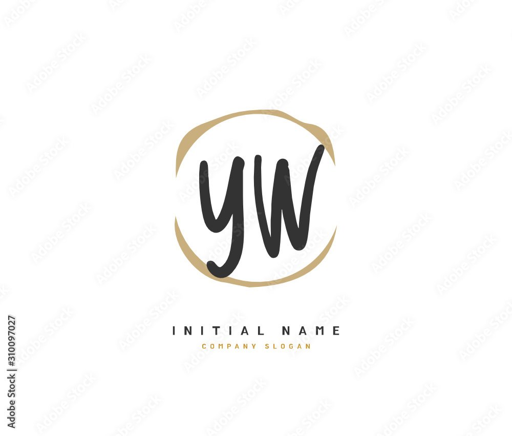 Y W YW Beauty vector initial logo, handwriting logo of initial signature, wedding, fashion, jewerly, boutique, floral and botanical with creative template for any company or business. Y W YW Beauty vector initial logo, handwriting logo of initial signature, wedding, fashion, jewerly, boutique, floral and botanical with creative template for any company or business.