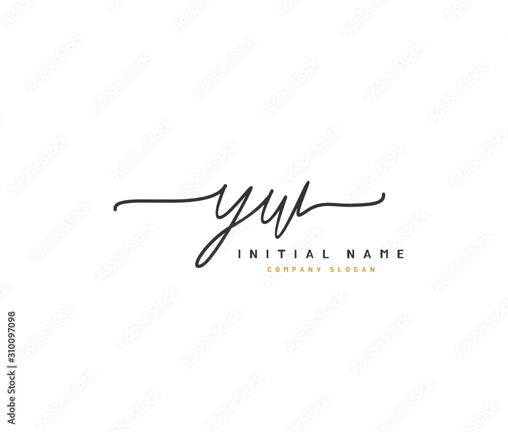 Y W YW Beauty vector initial logo, handwriting logo of initial signature, wedding, fashion, jewerly, boutique, floral and botanical with creative template for any company or business. Y W YW Beauty vector initial logo, handwriting logo of initial signature, wedding, fashion, jewerly, boutique, floral and botanical with creative template for any company or business.