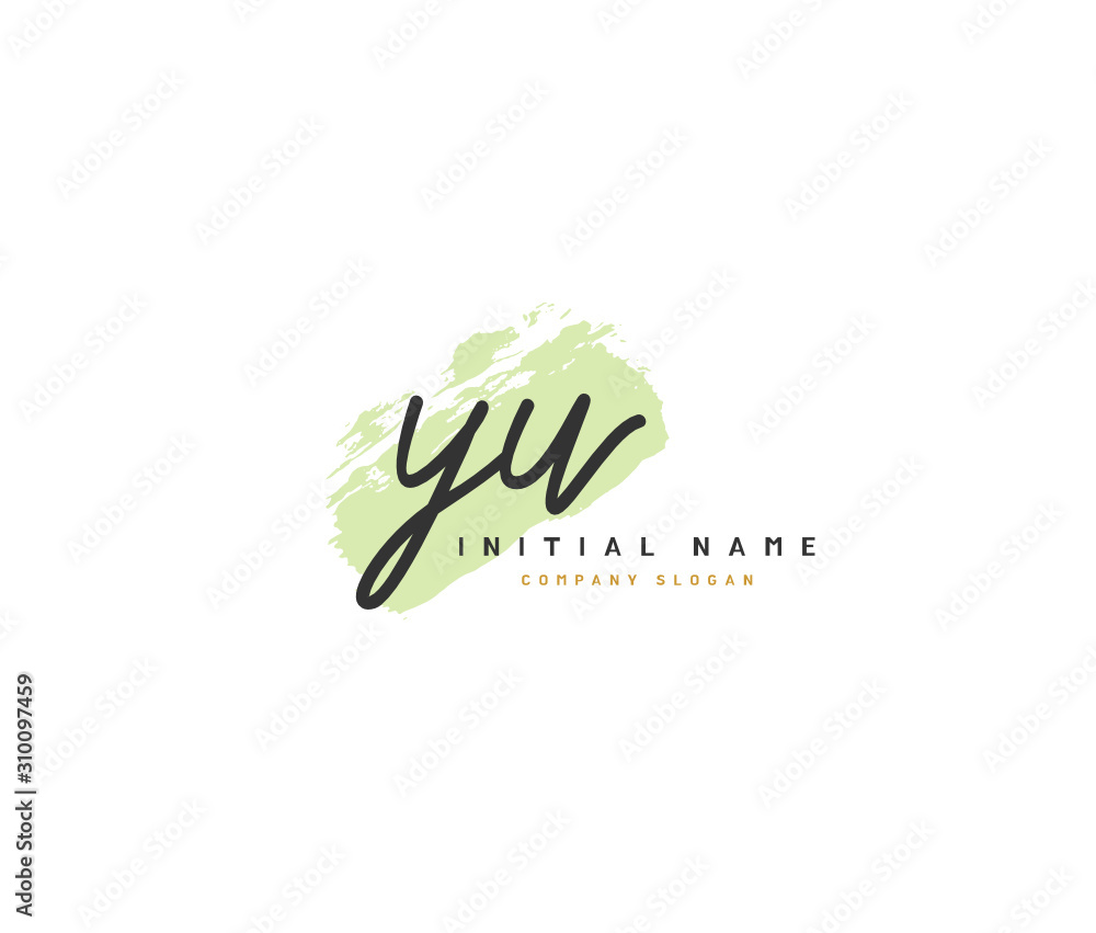 Y U YU Beauty vector initial logo, handwriting logo of initial signature, wedding, fashion, jewerly, boutique, floral and botanical with creative template for any company or business. Y U YU Beauty vector initial logo, handwriting logo of initial signature, wedding, fashion, jewerly, boutique, floral and botanical with creative template for any company or business.