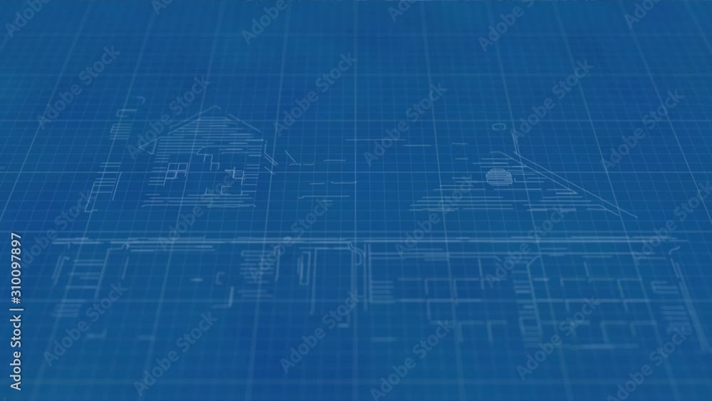 House blueprint drawing then transforms into a real home House blueprint drawing then transforms into a real home