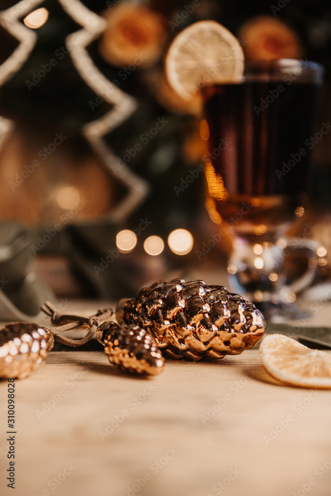 pine, cone, christmas,  