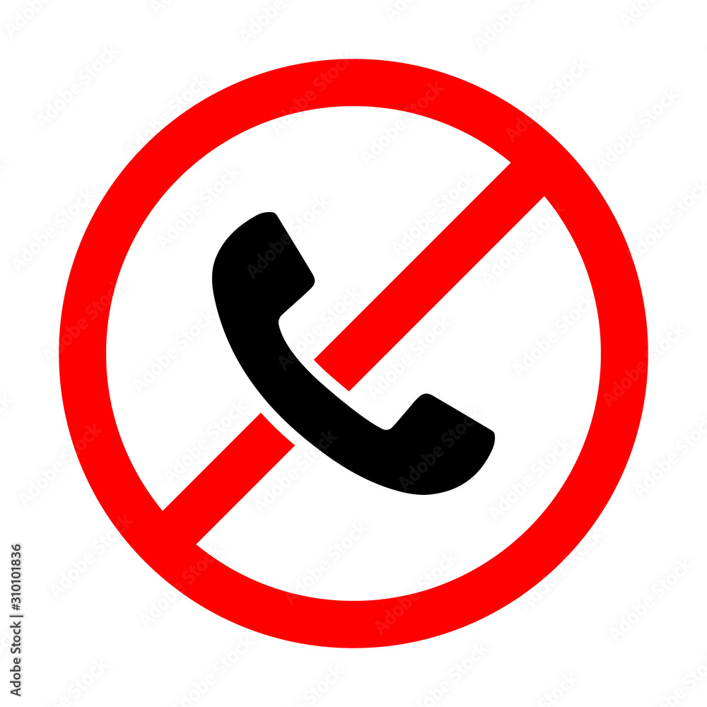 no phone forbidden sign silhouette of telephone logo symbol no phone forbidden sign silhouette of telephone logo symbol