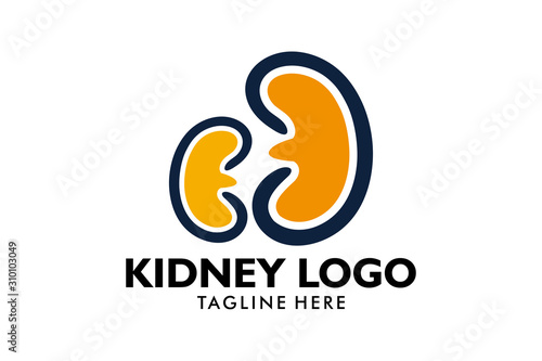 kidney care logo icon vector isolated