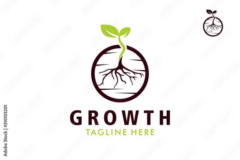 growth seed logo icon vector isolated growth seed logo icon vector isolated