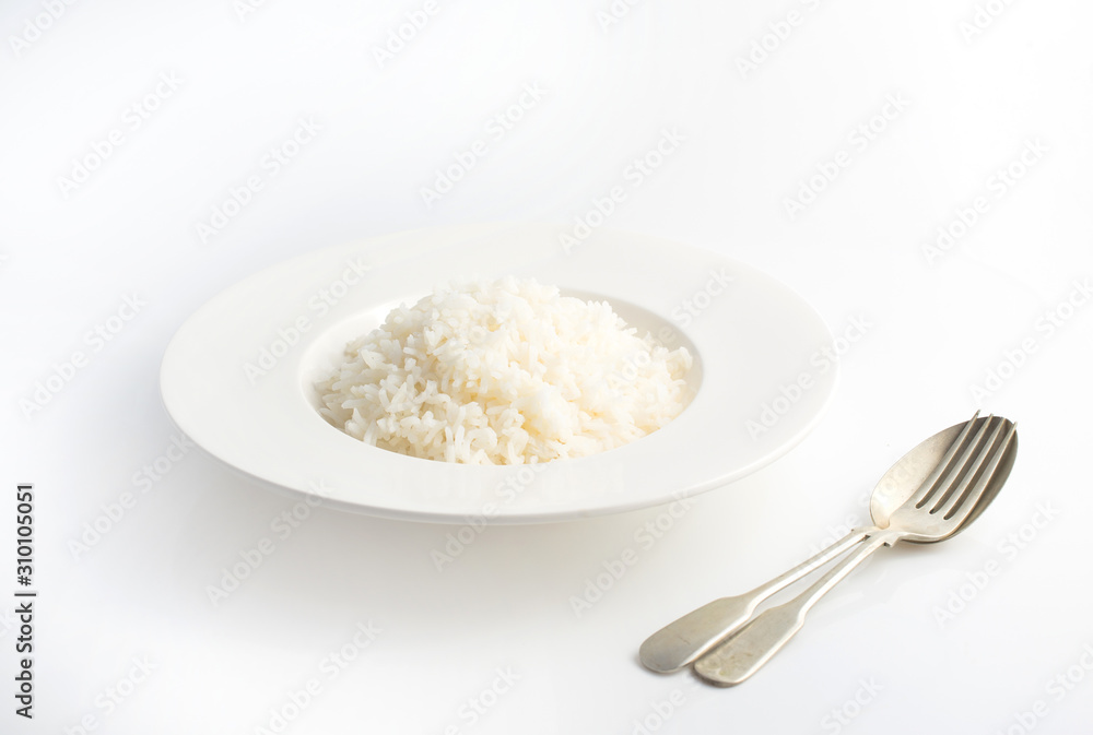 jasmine rice in a white bowl jasmine rice in a white bowl