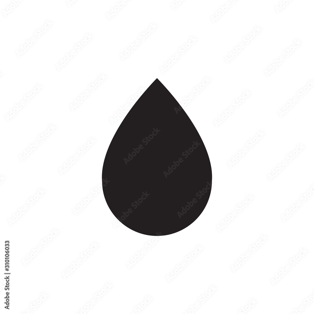 Blood drops, water, oil icon vector in trendy style Blood drops, water, oil icon vector in trendy style