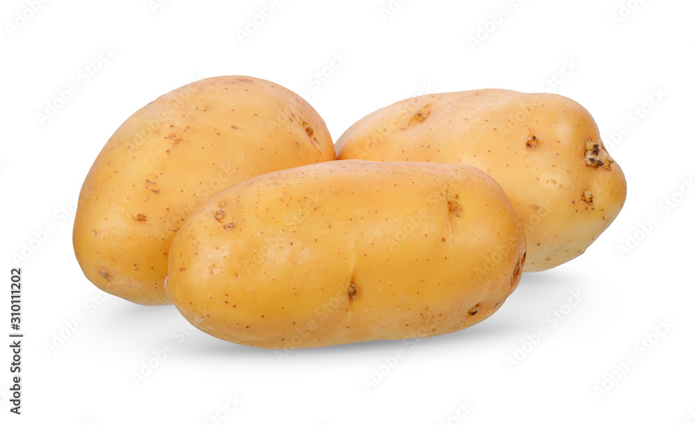 Potato isolated on white background. clipping path Potato isolated on white background. clipping path