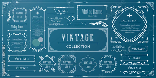 美しいビンテージ調のフレームセット　スチームパンク