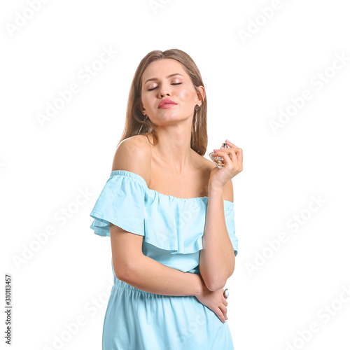 Beautiful young woman with ...