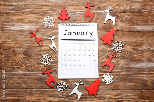 Christmas decor and calenda...